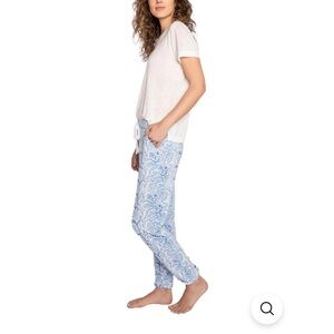 Seeking Star New Women’s Feelin Snakey Banded Pant -BLUE